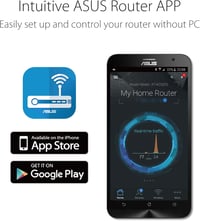 ASUS RT-AX58U Fekete Gaming Router WiFi 6 802.11ax Technológiával, Nagy Teljesítményű Vezeték Nélküli Internet Otthoni Hálózathoz 5
