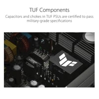 Sursă de alimentare ASUS TUF Gaming 850W Gold – ATX 3.0, complet modulară, 80+ Gold, componente de calitate militară, rulmenți cu bile duble, garanție 10 ani 5