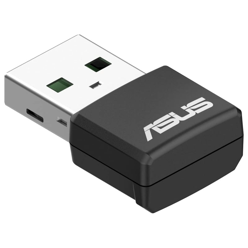 USB adaptér ASUS USB-AX55 Nano AX1800 WiFi 6, čierny, 1 ks