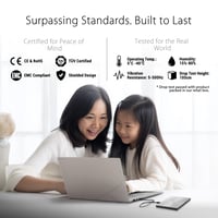 DVD-writer extern ASUS ZenDrive U9M USB-C, ultra-subțire, suport M-Disc, compatibil Windows și Mac OS 2