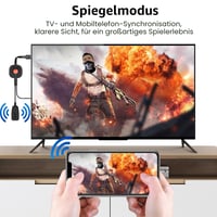 AT-Mizhi bezdrôtový HDMI dongle 4K HDR WiFi adaptér na zrkadlenie obrazovky Miracast DLNA Airplay pre Android iOS Windows Mac TV monitor projektor 7