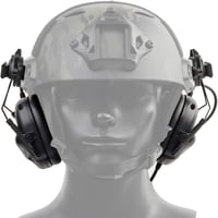 ATAIRSOFT Taktikai Fülhallgató Mikrofonnal Vízálló Fekete 8