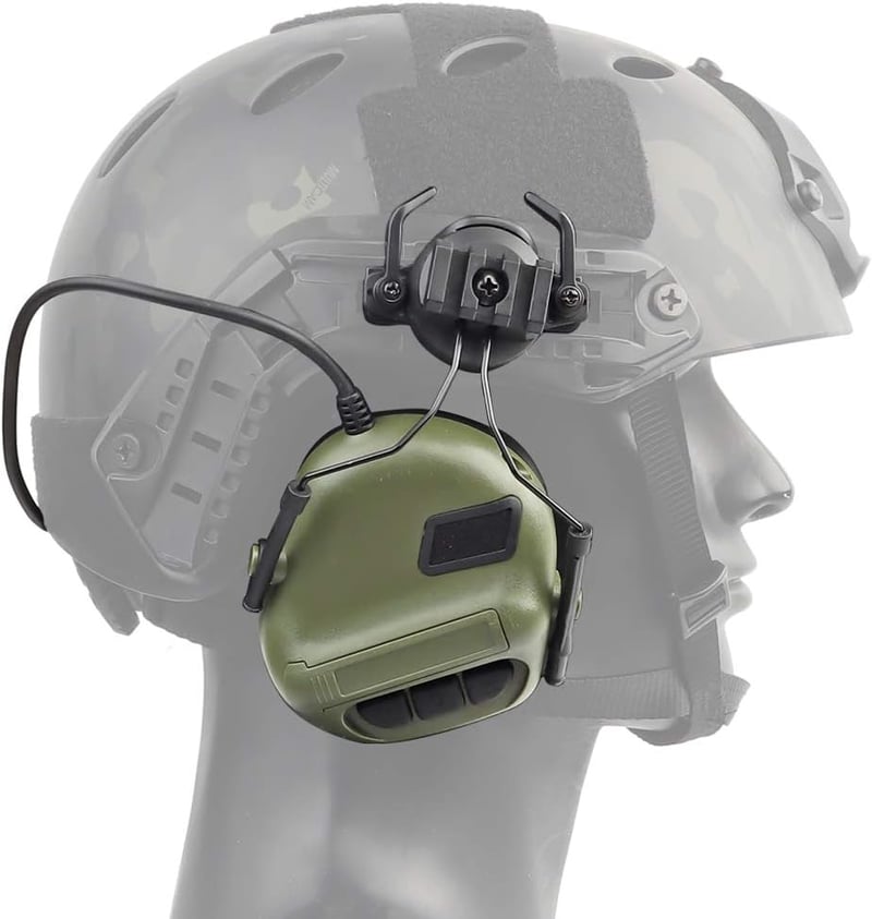 ATAIRSOFT Taktikai Headset Mikrofon Airsoft Sisak Vízálló Paintball