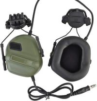 ATAIRSOFT Taktikai Headset Mikrofon Airsoft Sisak Vízálló Paintball 5