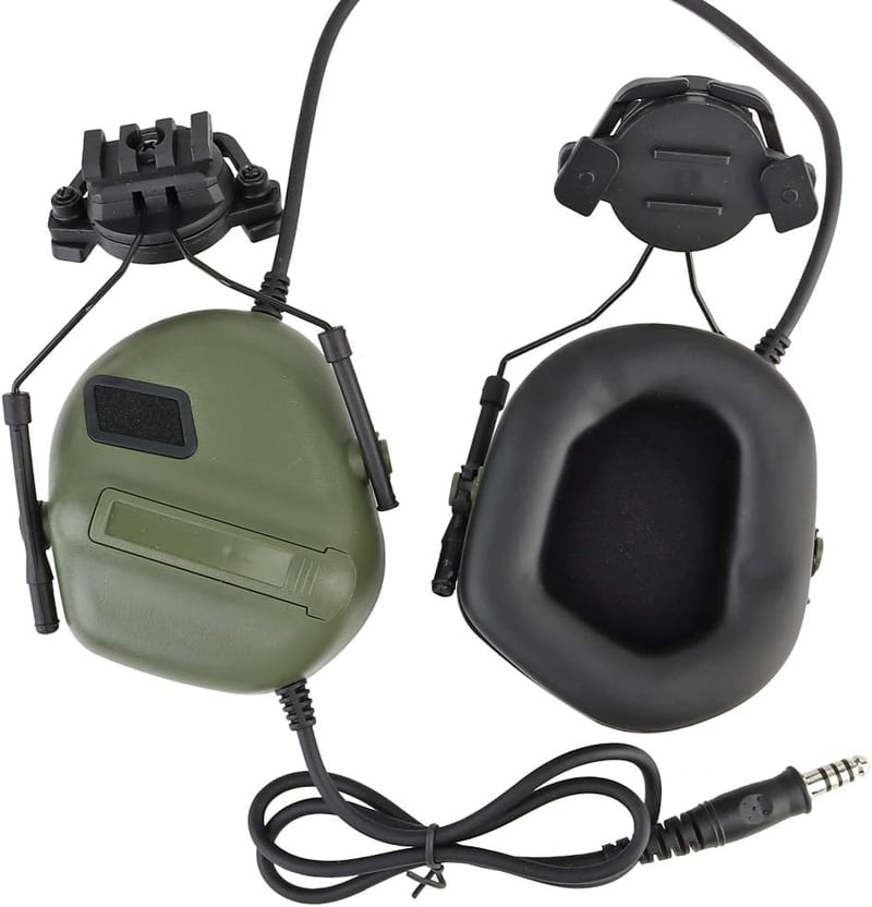 ATAIRSOFT Taktikai Headset Mikrofon Airsoft Sisak Vízálló Paintball