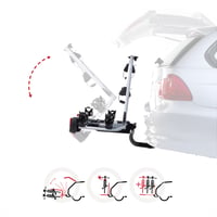 Atera Strada E-Bike 022686 nosač za bicikle na kuku za 2 bicikla sa stražnjim svjetlom - nosač za auto kuku 6