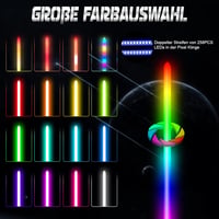 Atexbser Xenopixel Fénykard - Luke Stílusú Fém Markolatú Fénykard Mozgásérzékelővel, 34 Hangfonttal, 16GB SD Kártyával, 16 RGB Színnel, 114c 3