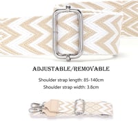 Atgbiem női válltáska vegan bőr crossbody táska beige 5