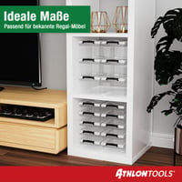 ATHLON TOOLS Set od 10 posuda za pohranu s poklopcem, 1 litra, male, bez BPA 3
