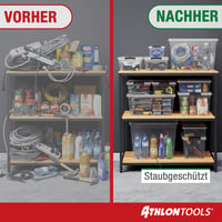 ATHLON TOOLS Set od 4 kutije za pohranu od 5 litara s poklopcem – kvaliteta za hranu, bez BPA 6