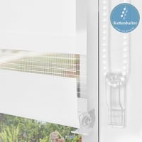 Atlaz Klemmfix Dupla Roletta Fúrás Nélkül 45x150cm Fehér Zebra Roletta 5
