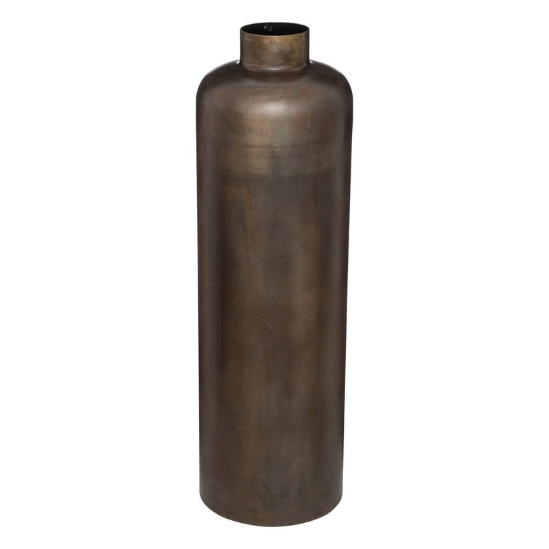 Vază metalică Atmosphera Créateur d'Intérieur, culoare aurie, înălțime 78 cm, vază decorativă de podea pentru decorul sufrageriei