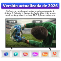 Vnútorná TV anténa AtomDream Tech s magnetickým podstavcom a zosilňovačom – 360° príjem signálu – 4K/1080P HD – kompatibilná so Smart TV a IPTV 2