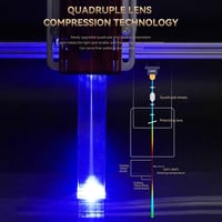 ATOMSTACK 5W Lézervágó és Gravírozó Gép 400x410mm Fa Bőr Fém Gravírozáshoz 2