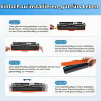 Sada tonerov ATONER 117A pre HP Color Laser MFP 178nwg 179fwg 178nw 150nw 179fnw 150a 150w 179, kompatibilná, 4 ks, W2070A W2071A W2072A W2073A, čierna, azúrová, purpurová, žltá 6