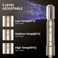 Atopskins 6 az 1-ben Hajformázó Készlet 1000W - Hajszárító, Meleglevegős Kefe, Körkefe, Hajgöndörítő, Hajegyenesítő - Dúsító, Simító, Göndör 5