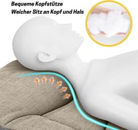 ATORPOK SHOP összecsukható kemping ágy, 200 kg terhelhetőség, bel- és kültéri - khaki 4