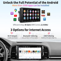 ATOTO A6PF 7" Android Autórádió - Vezeték Nélküli CarPlay, Android Auto, DAB, Tükrözés, Dupla Bluetooth, WiFi, 2GB+32GB 3