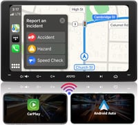 ATOTO F7WE Dupla DIN Autórádió, Vezeték Nélküli CarPlay és Android Auto, HD Érintőképernyő, Bluetooth, MirrorLink, HD Tolatókamera, FM/AM, G 1