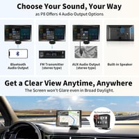ATOTO P807SD-RM Vezeték Nélküli Carplay & Android Autórádió, 7 Colos QLED Tükröződésmentes Érintőkijelző, GPS Navigáció, Távirányító 4