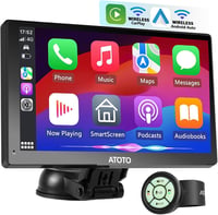 ATOTO P807SD-RM Vezeték Nélküli Carplay & Android Autórádió, 7 Colos QLED Tükröződésmentes Érintőkijelző, GPS Navigáció, Távirányító 1