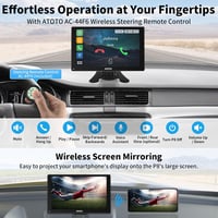 ATOTO P807SD-RM Vezeték Nélküli Carplay & Android Autórádió, 7 Colos QLED Tükröződésmentes Érintőkijelző, GPS Navigáció, Távirányító 3