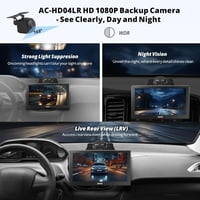 ATOTO P9 9" QLED Android Hordozható Autós Navigáció, 4G+32G Autórádió, Vezeték Nélküli CarPlay, 1080P Tolatókamera, GPS Nyomkövetés, 4G-LTE, 5