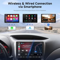 ATOTOZONE 9 Inch Android Autórádió CarPlay Wireless, GPS Navigáció, Bluetooth, WiFi, USB, FM/AM 3
