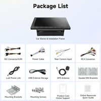 ATOTOZONE 9 Inch Android Autórádió CarPlay Wireless, GPS Navigáció, Bluetooth, WiFi, USB, FM/AM 8