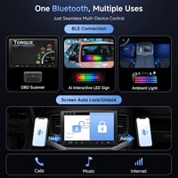 ATOTOZONE 9 Inch Android Autórádió CarPlay Wireless, GPS Navigáció, Bluetooth, WiFi, USB, FM/AM 5