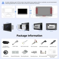 ATOTOZONE A5L 10.1" Android Autórádió WiFi Bluetooth USB CarPlay MirrorLink 8
