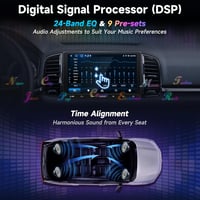 ATOTOZONE A5L 10.1" Android Autórádió WiFi Bluetooth USB CarPlay MirrorLink 6