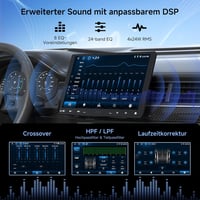 ATOTOZONE A5L 10" Android Autórádió CarPlay, 2DIN/1DIN, Vezeték Nélküli, WiFi, Bluetooth 5