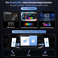 ATOTOZONE A5L 10" Android Autórádió CarPlay, 2DIN/1DIN, Vezeték Nélküli, WiFi, Bluetooth 6