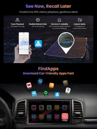 ATOTOZONE A5L Dupla DIN Android Autórádió GPS Navigációval, Wireless CarPlay, 7" Érintőképernyő 3