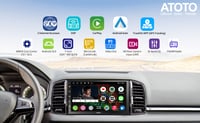 ATOTOZONE A6 9" Android Autórádió 8 magos 4G+64GB CarPlay GPS Bluetooth 3