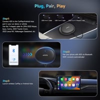 ATOTOZONE AD5 CarPlay AI Box Vezeték nélküli Android autós adapter YouTube ChatGPT 6