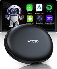 ATOTOZONE AD5 CarPlay AI Box Vezeték nélküli Android autós adapter YouTube ChatGPT 1