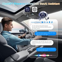 ATOTOZONE AD5 CarPlay AI Box Vezeték nélküli Android autós adapter YouTube ChatGPT 5