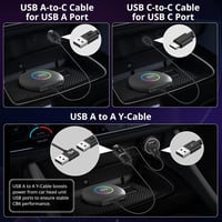ATOTOZONE CB6 CarPlay AI Box Vezeték nélküli Android autós multimédia 8GB 128GB 7