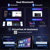ATOTOZONE CB6 CarPlay AI Box Vezeték nélküli Android autós multimédia 8GB 128GB 3