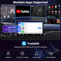 ATOTOZONE CB6 CarPlay AI Box Vezeték nélküli Android autós multimédia 4G LTE 5G WiFi GPS 6