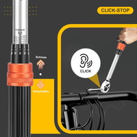 ATsafepro Nyomatékkulcs Készlet 15 Részes 1/4 Hüvelyk 5-25 Nm Kerékpár Motorkerékpár Karbantartás Krómozott Acél 72 Fogas 5