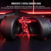 Bezdrôtové herné slúchadlá ATTACK SHARK L30PRO so 7.1 priestorovým zvukom a 50 mm meničmi 5