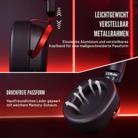 Bezdrôtové herné slúchadlá ATTACK SHARK L30PRO so 7.1 priestorovým zvukom a 50 mm meničmi 8