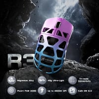 ATTACK SHARK R3PRO 46g Ultrakönnyű Gaming Egér 8000Hz Vezeték Nélküli, 26000 DPI 2