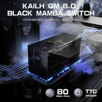 ATTACK SHARK R3PRO 46g Ultrakönnyű Gaming Egér 8000Hz Vezeték Nélküli, 26000 DPI 6