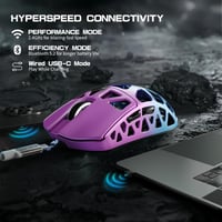 ATTACK SHARK R3PRO 46g Ultrakönnyű Gaming Egér 8000Hz Vezeték Nélküli, 26000 DPI 7
