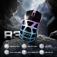 ATTACK SHARK R3PRO 46g Ultrakönnyű Gaming Egér 8000Hz Vezeték Nélküli, 26000 DPI 2