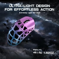 ATTACK SHARK R3PRO 46g Ultrakönnyű Gaming Egér 8000Hz Vezeték Nélküli, 26000 DPI 3